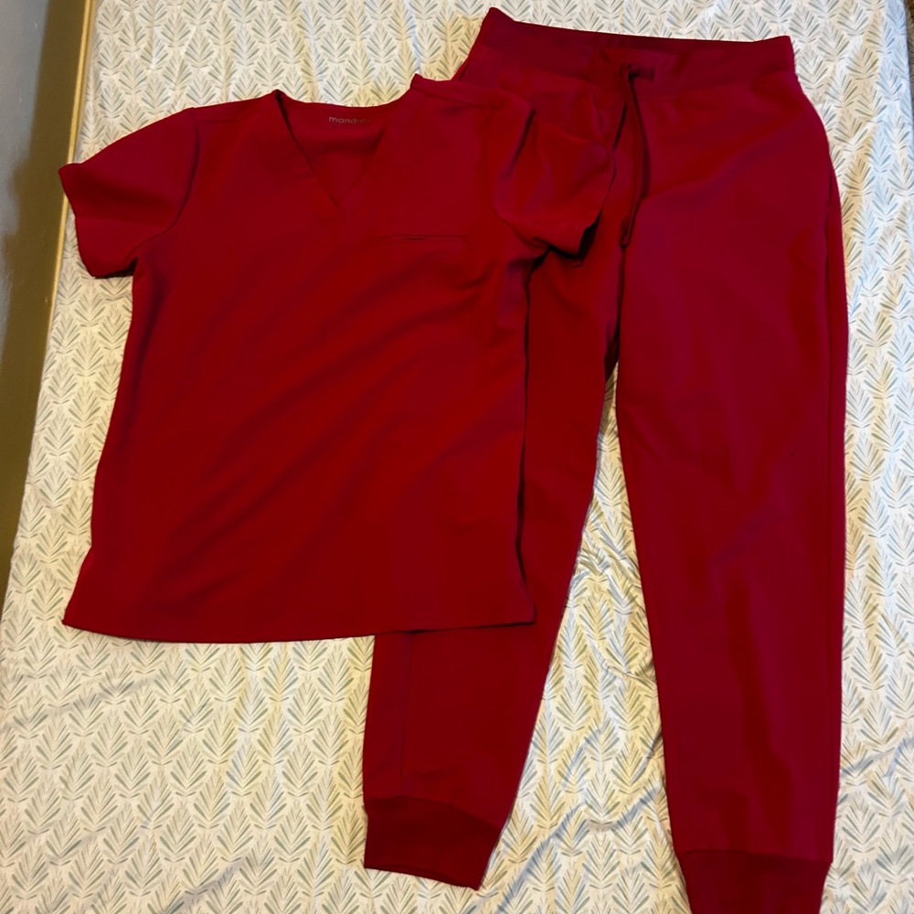 MANDALA Scrub Set Pink